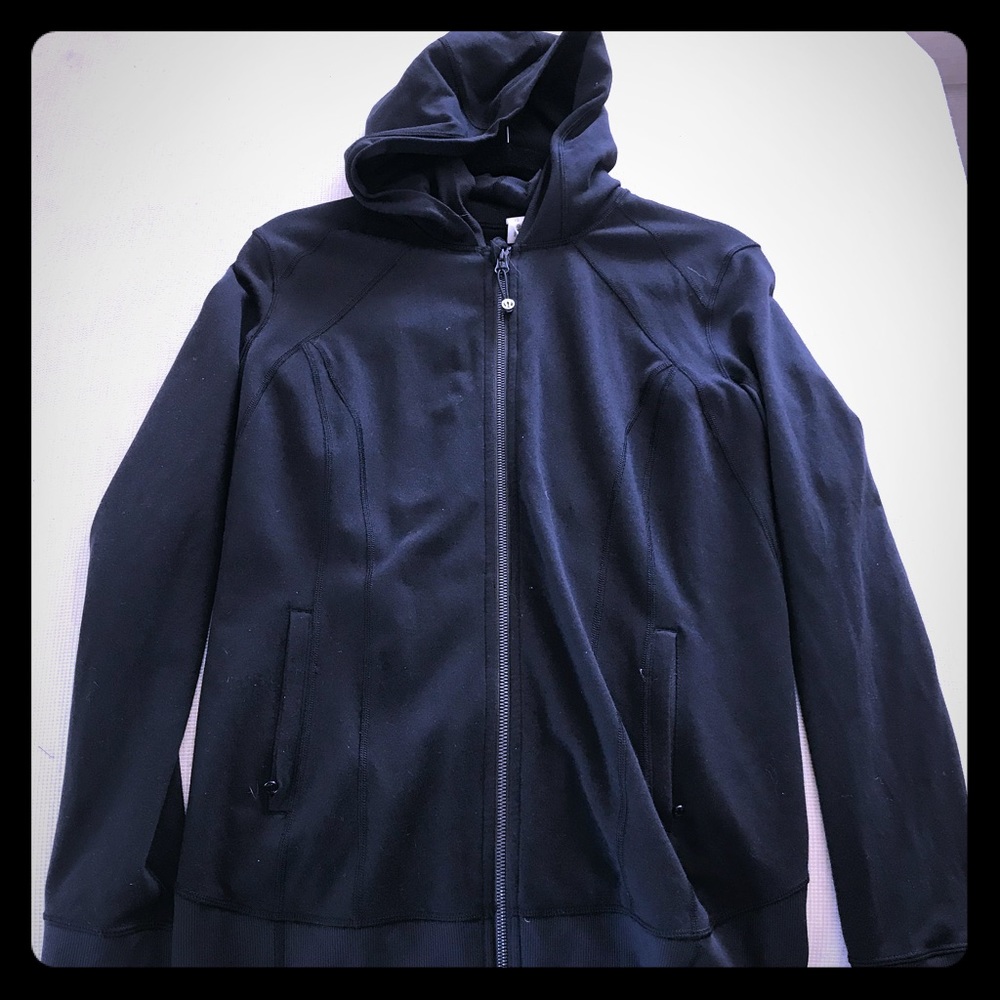 LuluLemon Black Zip-up Jacket with Hood